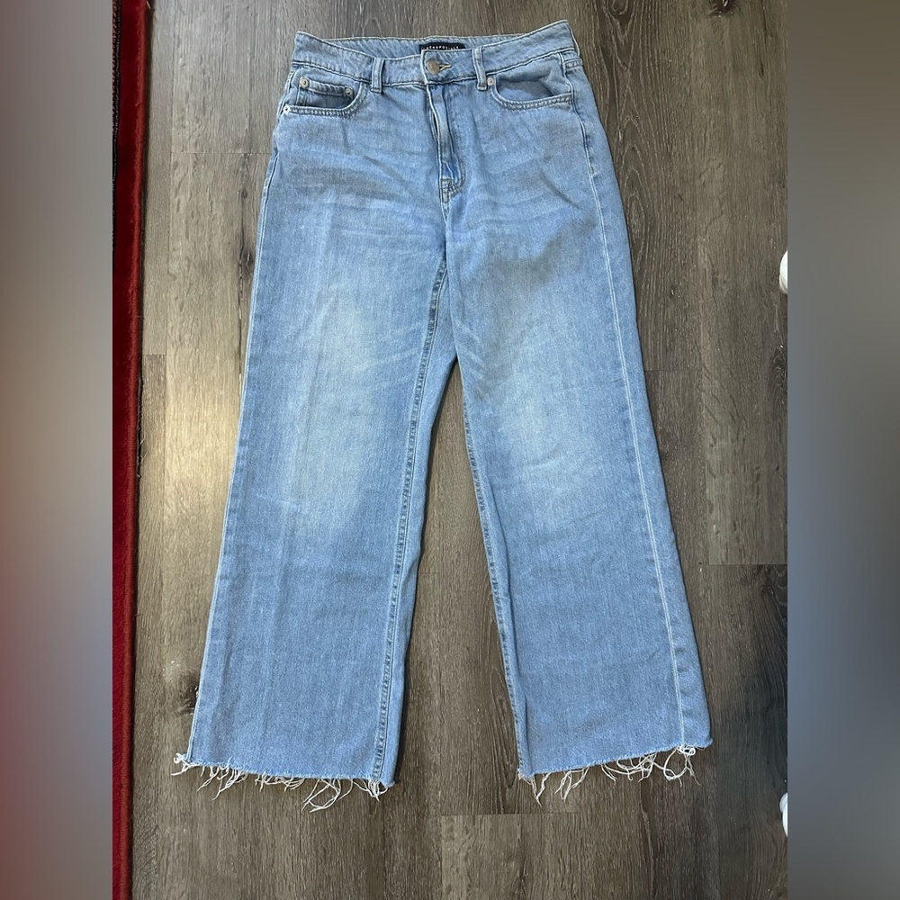 Aeropostale Light Blue Wide-Leg Jeans - Picture 2 of 7